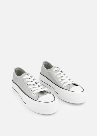 Woolworths Canvas platform sneakers offer