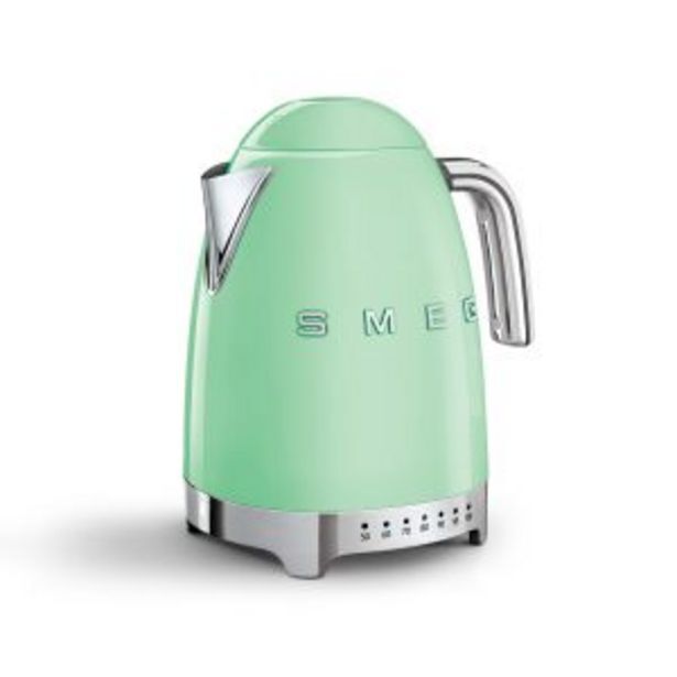 Smeg retro kettle pastel green klf04pgeu offer at Hirsch's