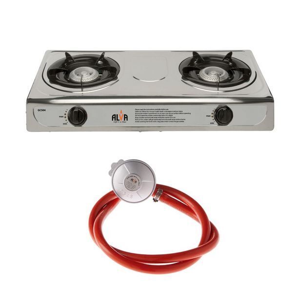 Alva 2plate gas stove offer at HomeChoice