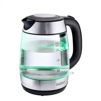 HomeChoice Salton 1.7l glass kettle with led (skact2g-0) offer