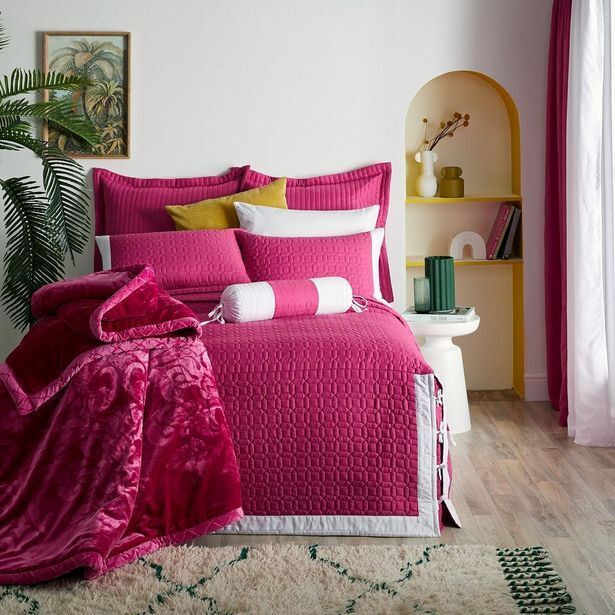 Calista 3piece fitted bedcover sets offer at HomeChoice