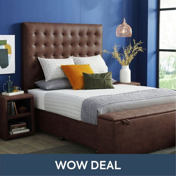 Zahara essential bedroom set chocolate offer at HomeChoice