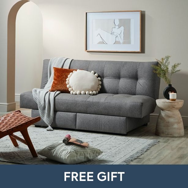 Boston sleeper couch with free lister offer at HomeChoice