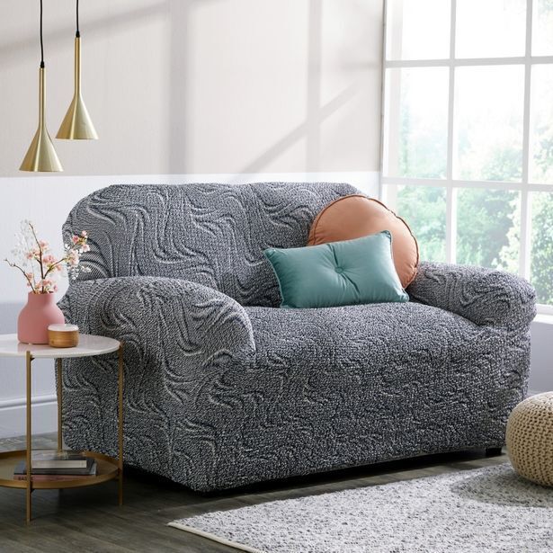 Alessio navy 1 seater couch cover offer at HomeChoice