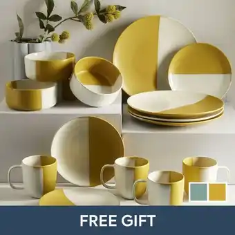 HomeChoice Bennette 16pc dinner and mug set offer