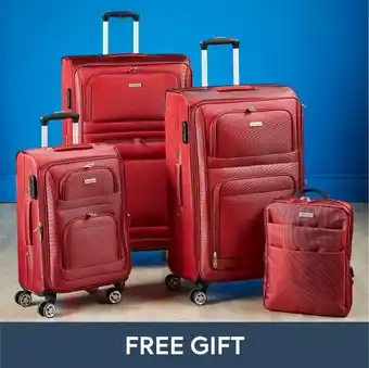 HomeChoice Continent 2pc luggage set - berry offer