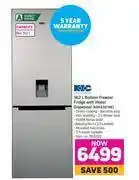 Game Kic 362l bottom freezer fridge with water dispenser kbf639 me offer