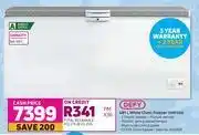 Game Defy 481l white chest freezer dmf456 offer