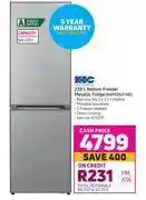 Game Kic 239l bottom freezer metallic fridge kbf525/1 me offer