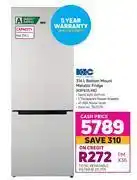 Game Kic 314l bottom mount metallic fridge kbf635 me offer