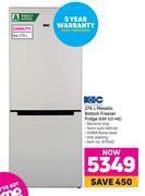 Game Kic 276l metallic bottom freezer fridge kbf 631 me offer