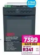 Game Defy dualmaster 600 gas electric stove (black) dgs679 offer