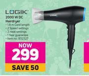 Logik 2000w dc hairdryer