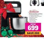 Game Sunbeam 300w hand mixer & bowl offer