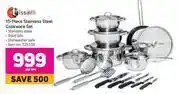 Game Tissolli 15 piece stainless steel cookware set-per set offer