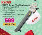 Game Ryobi 3000 w blower mulching vacuum offer