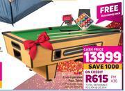 Game Easi eight coin operated pool table offer