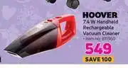 Game Hoover 7.4w handheld rechargeable vacuum cleaner offer
