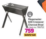 Game Megamaster 600 crossover charcoal braai offer