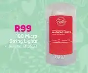100 micro string lights