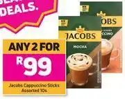 Game Jacobs cappuccino sticks assorted 10's pack-for any 2 offer
