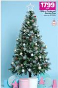 180cm cones & berries tree-each