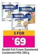 Game Nestle full cream sweetened condensed milk-for 3 x 385g offer