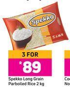 Game Spekko long grain parboiled rice-for 3 x 2kg offer