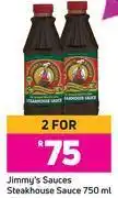 Jimmy's sauces steakhouse sauce-for 2 x 750ml