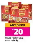Game Royco packet soup assorted-for any 5 x 45g offer