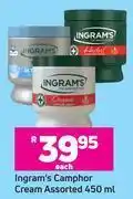 Game Ingram's camphor cream assorted 450ml- each offer