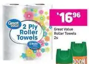 Game Great value roller towels-2's pack offer