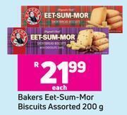 Game Bakers eet-sum-mor biscuits assorted-200g each offer