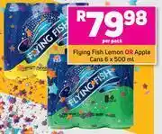 Game Flying fish lemon or apple cans 6 x 500 ml- per pack offer
