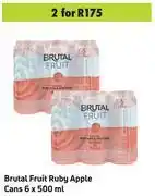 Game Brutal fruit ruby apple cans 6 x 500 ml- for 2 offer