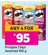 Game Pringles chips assorted-for any 4 x 100g offer
