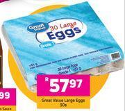 Game Great value large eggs-30's pack offer