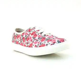OneDayOnly Ladies floral printed satin stencil sneakers offer