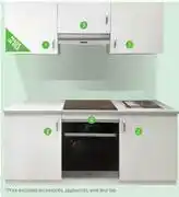 Leroy Merlin Sprint Kitchen 6 Piece Set (White) offer