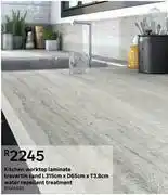 Travertin Sand Kitchen Worktop Laminate L315cm x D65cm x T3.8cm