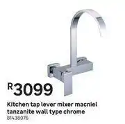 Leroy Merlin Macniel Tanzanite Wall Type Chrome Kitchen Tap Lever Mixer offer