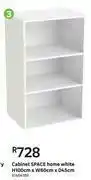 Leroy Merlin Space Home White Cabinet H100cm x W60cm x D45cm offer