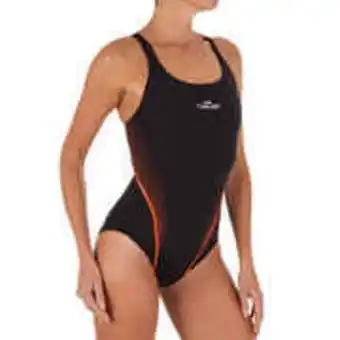 Decathlon Women's one-piece chlorine-resistant swimsuit kamiye lazo offer