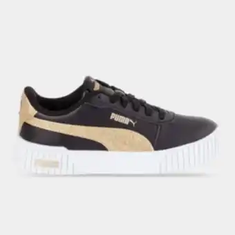 Totalsports Women's puma black & gold carina 2.0 shoes offer