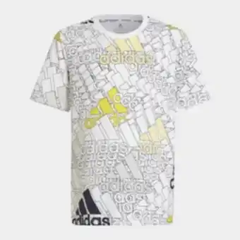 Totalsports Boys adidas white brand love logo tee offer