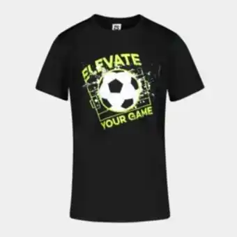 Totalsports Boys ts performance graphic black tee offer