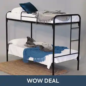 Vesta deluxe bunk bed with mattresses