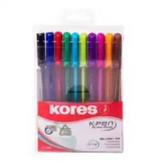 Kores k1 medium pens set of 10 colours