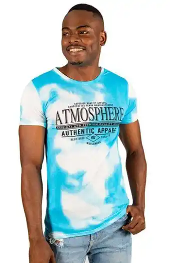 JAM Clothing Mens tie-dye t-shirt - blue offer