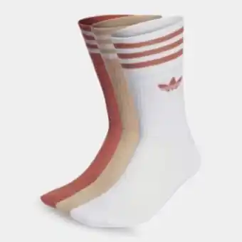 Sportscene Adidas originals solid multicolour crew socks offer